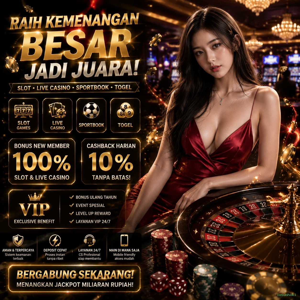 Ikon aplikasi lotushoki resmi